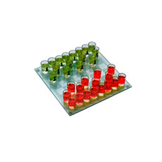 Juego de ajedrez Shot Glass. CCH Quality Product INC®