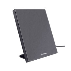 Antena para interiores con acabado cepillado. Steren®